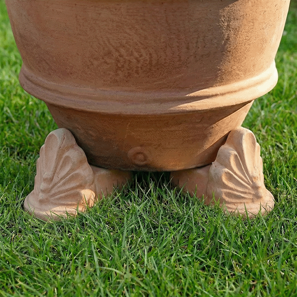 piedino alzata foglia produttori vasi in terracotta toscana fatti a mano vasi di terracotta grandi vaso terracotte vasi artigianali made in italy grande vaso di terracotta artigianale fornace terracotta fabbrica di vasi da esterno fabbrica di terrecotte