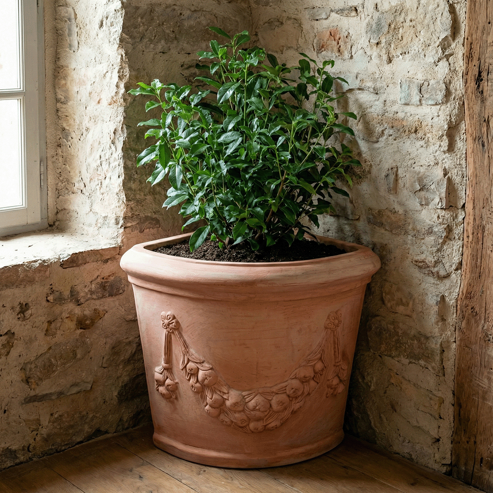 Angolare Angolo festonato produttori vasi in terracotta toscana fatti a mano vasi di terracotta grandi vaso terracotte vasi artigianali made in italy grande vaso di terracotta artigianale fornace terracotta fabbrica di vasi da esterno fabbrica di terrecotte