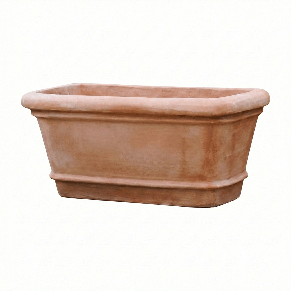 Cassetta Svasata Liscia produttori vasi in terracotta toscana fatti a mano vasi di terracotta grandi vaso terracotte vasi artigianali made in italy grande vaso di terracotta artigianale fornace terracotta fabbrica di vasi da esterno fabbrica di terrecotte