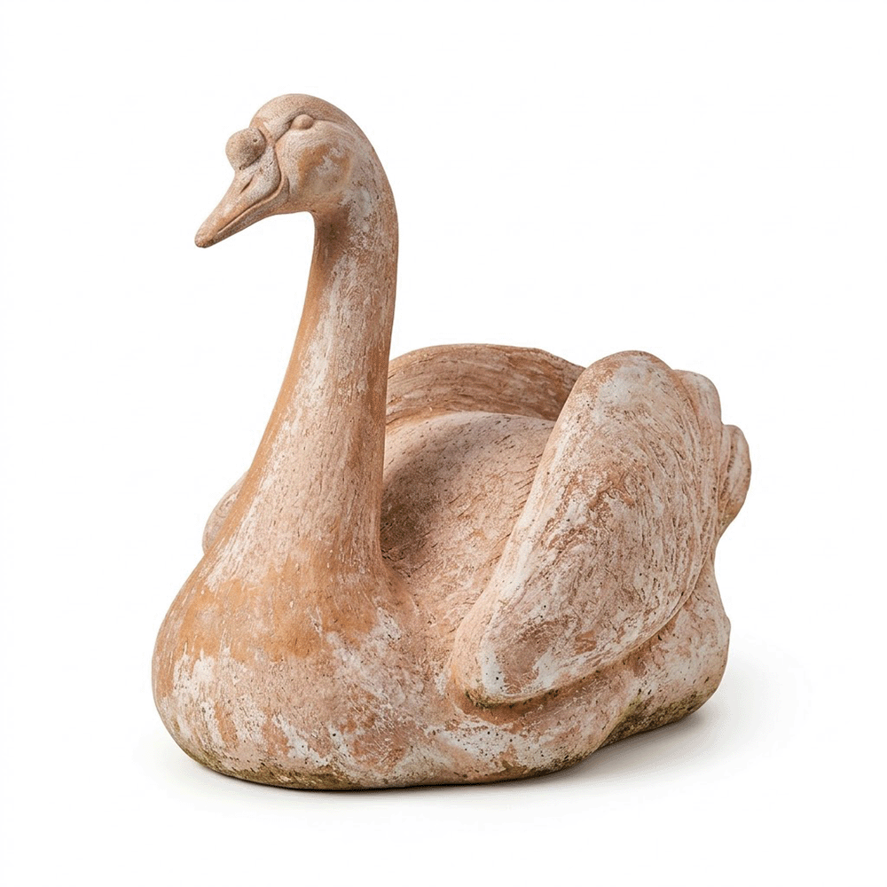 Statua cigno galestro impruneta produttori vasi in terracotta toscana fatti a mano vasi di terracotta grandi vaso terracotte vasi artigianali made in italy grande vaso di terracotta artigianale fornace terracotta fabbrica di vasi da esterno fabbrica di terrecotte