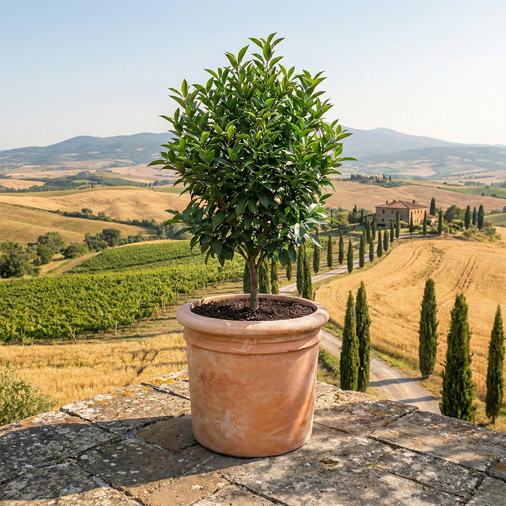 Cilindro doppio bordo liscio alto produttori vasi in terracotta toscana fatti a mano vasi di terracotta grandi vaso terracotte vasi artigianali made in italy grande vaso di terracotta artigianale fornace terracotta fabbrica di vasi da esterno fabbrica di terrecotte