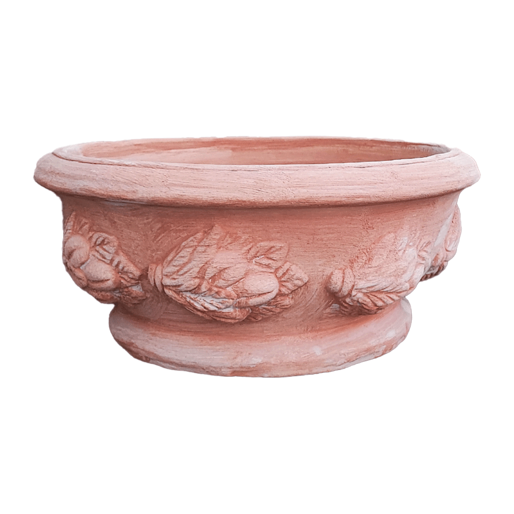 ciotola festonata produttori vasi in terracotta toscana fatti a mano vasi di terracotta grandi vaso terracotte vasi artigianali made in italy grande vaso di terracotta artigianale fornace terracotta fabbrica di vasi da esterno fabbrica di terrecotte