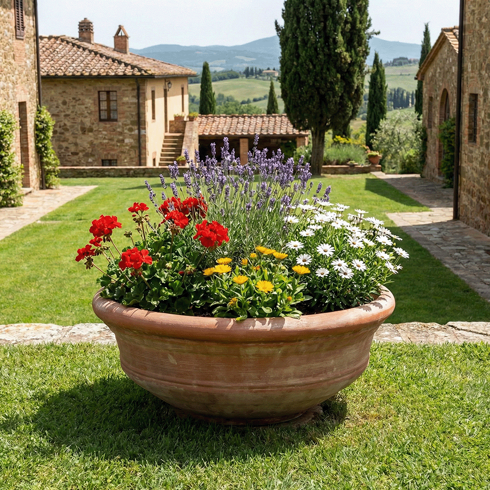 Ciotola siena produttori vasi in terracotta toscana fatti a mano vasi di terracotta grandi vaso terracotte vasi artigianali made in italy grande vaso di terracotta artigianale fornace terracotta fabbrica di vasi da esterno fabbrica di terrecotte