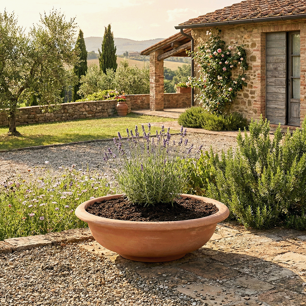 ciotola grande ciotolone catinella produttori vasi in terracotta toscana fatti a mano vasi di terracotta grandi vaso terracotte vasi artigianali made in italy grande vaso di terracotta artigianale fornace terracotta fabbrica di vasi da esterno fabbrica di terrecotte