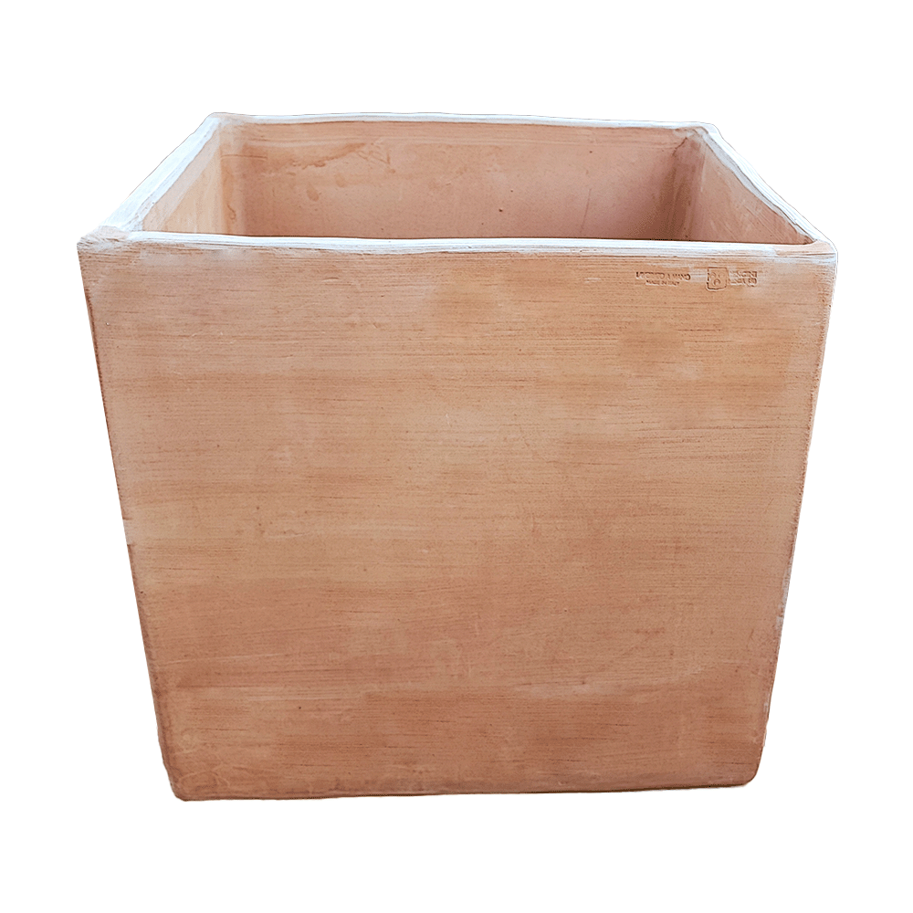 Cubo Liscio Moderno in terracotta da colonna festonato produttori vasi in terracotta toscana fatti a mano vasi di terracotta grandi vaso terracotte vasi artigianali made in italy grande vaso di terracotta artigianale fornace terracotta fabbrica di vasi da esterno fabbrica di terrecotte