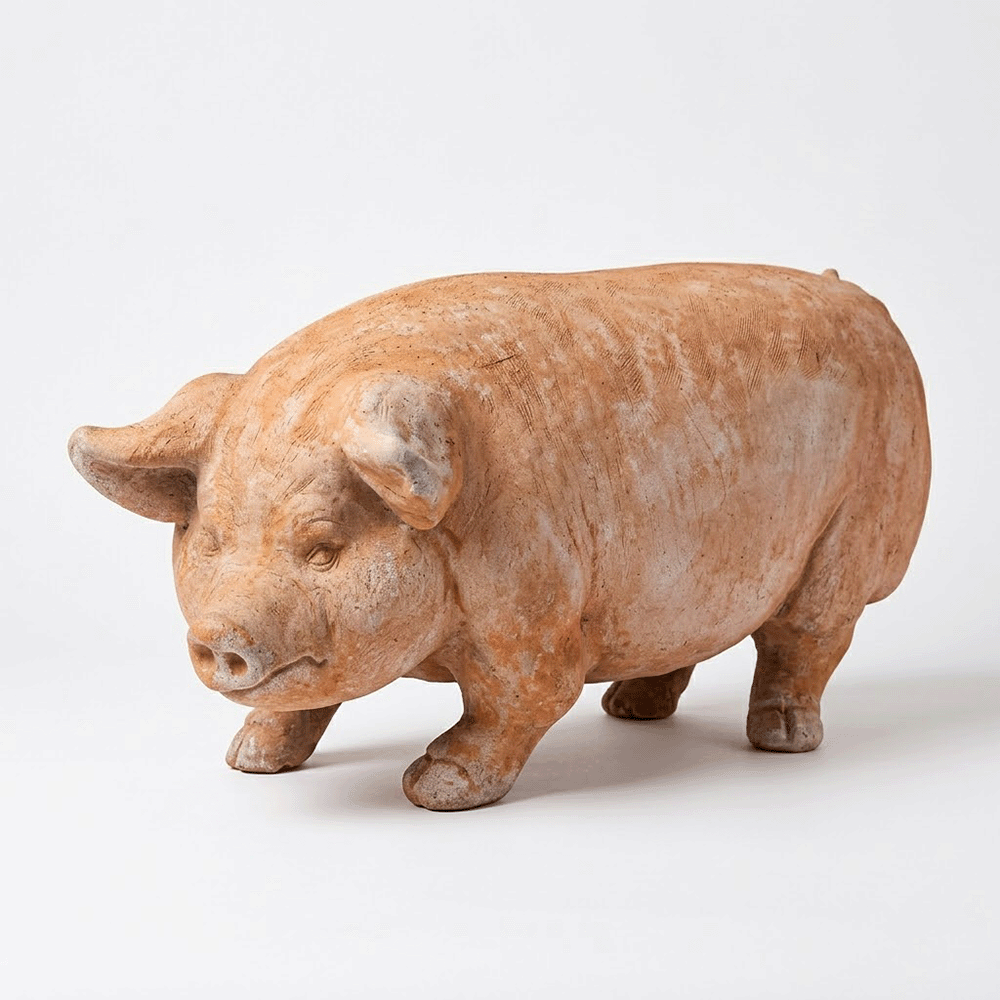 Statua maiale galestro impruneta produttori vasi in terracotta toscana fatti a mano vasi di terracotta grandi vaso terracotte vasi artigianali made in italy grande vaso di terracotta artigianale fornace terracotta fabbrica di vasi da esterno fabbrica di terrecotte