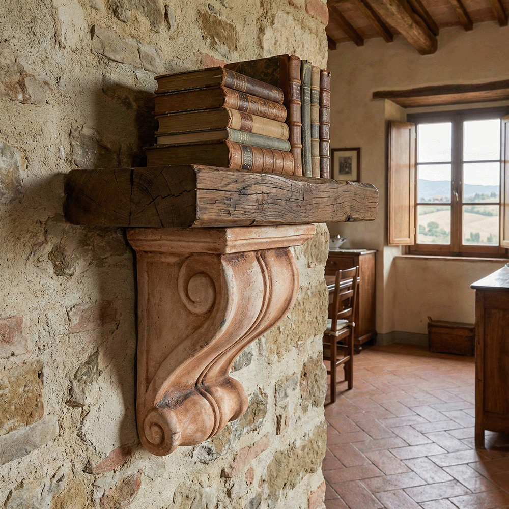 Mensola Sottotrave produttori vasi in terracotta toscana fatti a mano vasi di terracotta grandi vaso terracotte vasi artigianali made in italy grande vaso di terracotta artigianale fornace terracotta fabbrica di vasi da esterno fabbrica di terrecotte