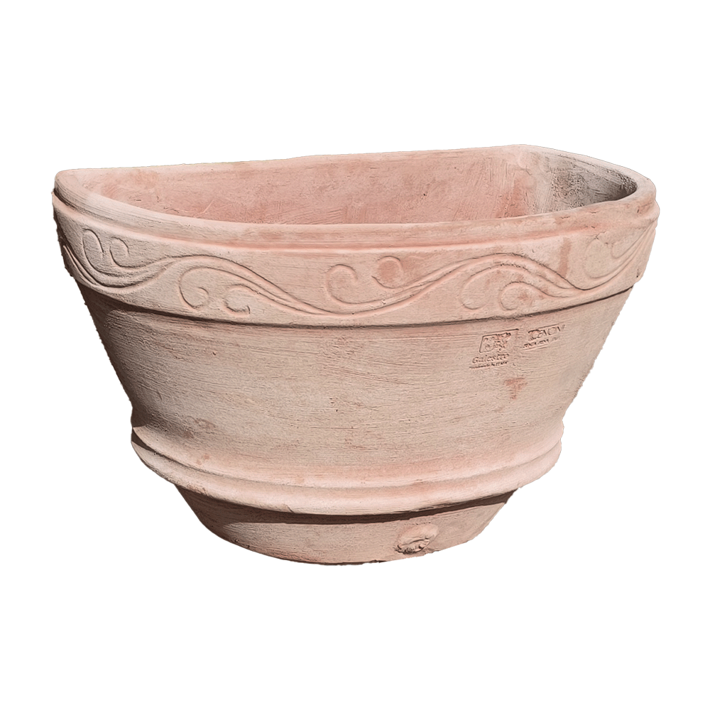 Mezzo Orcio a Muro produttori vasi in terracotta toscana fatti a mano vasi di terracotta grandi vaso terracotte vasi artigianali made in italy grande vaso di terracotta artigianale fornace terracotta fabbrica di vasi da esterno fabbrica di terrecotte