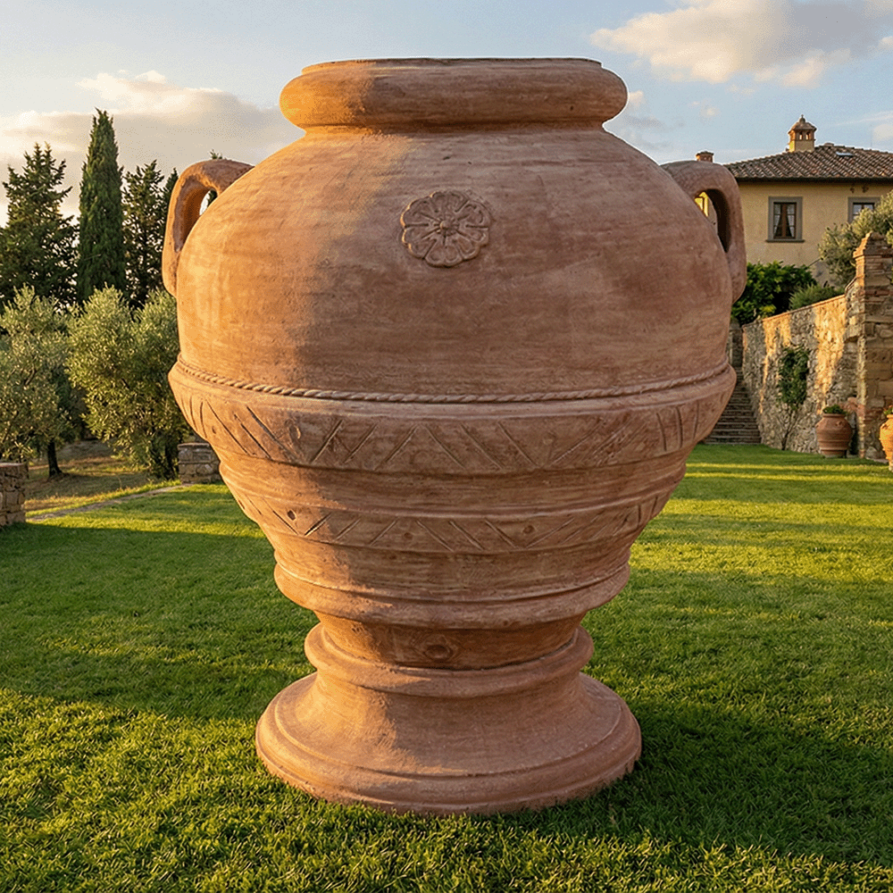 Orcio Imprunetino Gigante produttori vasi in terracotta toscana fatti a mano vasi di terracotta grandi vaso terracotte vasi artigianali made in italy grande vaso di terracotta artigianale fornace terracotta fabbrica di vasi da esterno fabbrica di terrecotte