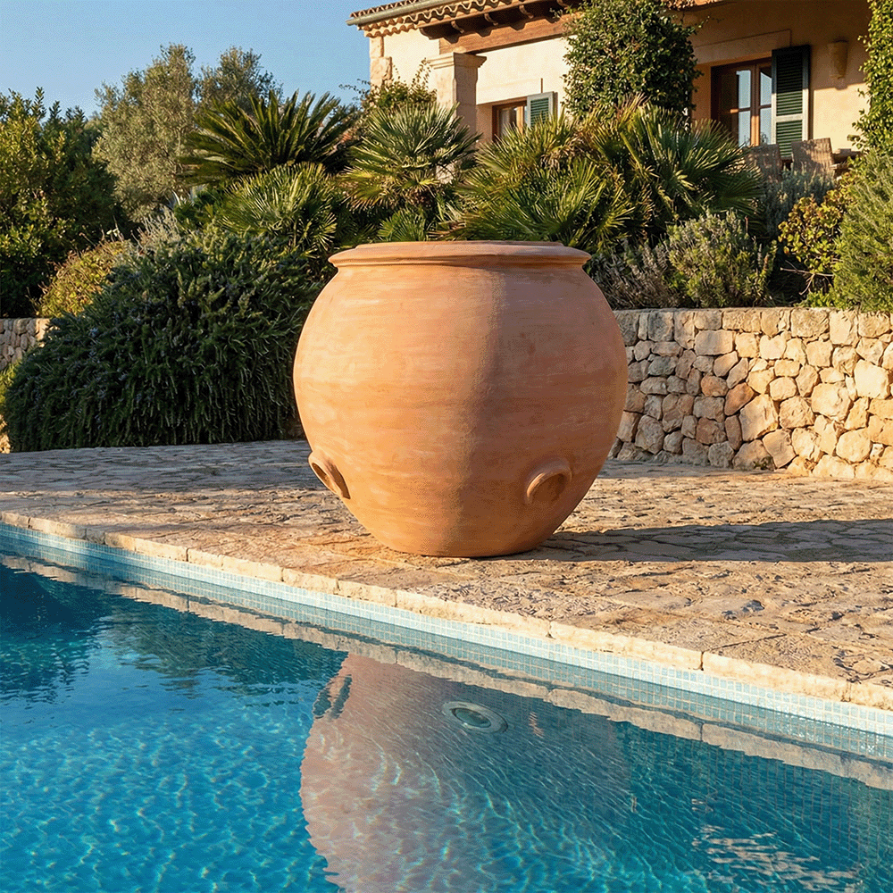 Orcio a sfera produttori vasi in terracotta toscana fatti a mano vasi di terracotta grandi vaso terracotte vasi artigianali made in italy grande vaso di terracotta artigianale fornace terracotta fabbrica di vasi da esterno fabbrica di terrecotte