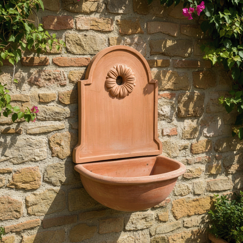 Pannello Rubinetto fontana Rosetta produttori vasi in terracotta toscana fatti a mano vasi di terracotta grandi vaso terracotte vasi artigianali made in italy grande vaso di terracotta artigianale fornace terracotta fabbrica di vasi da esterno fabbrica di terrecotte