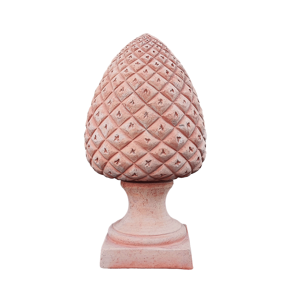 Pigna in terracotta da colonna festonato produttori vasi in terracotta toscana fatti a mano vasi di terracotta grandi vaso terracotte vasi artigianali made in italy grande vaso di terracotta artigianale fornace terracotta fabbrica di vasi da esterno fabbrica di terrecotte