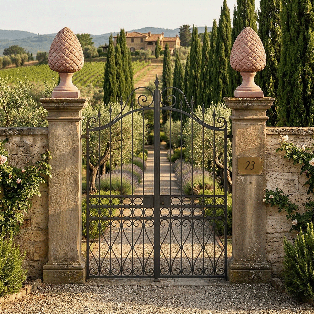 Pigna in terracotta da colonna festonato produttori vasi in terracotta toscana fatti a mano vasi di terracotta grandi vaso terracotte vasi artigianali made in italy grande vaso di terracotta artigianale fornace terracotta fabbrica di vasi da esterno fabbrica di terrecotte