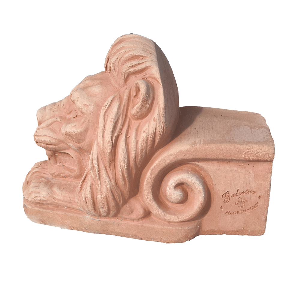 piedino alzata testa di leone gigante produttori vasi in terracotta toscana fatti a mano vasi di terracotta grandi vaso terracotte vasi artigianali made in italy grande vaso di terracotta artigianale fornace terracotta fabbrica di vasi da esterno fabbrica di terrecotte