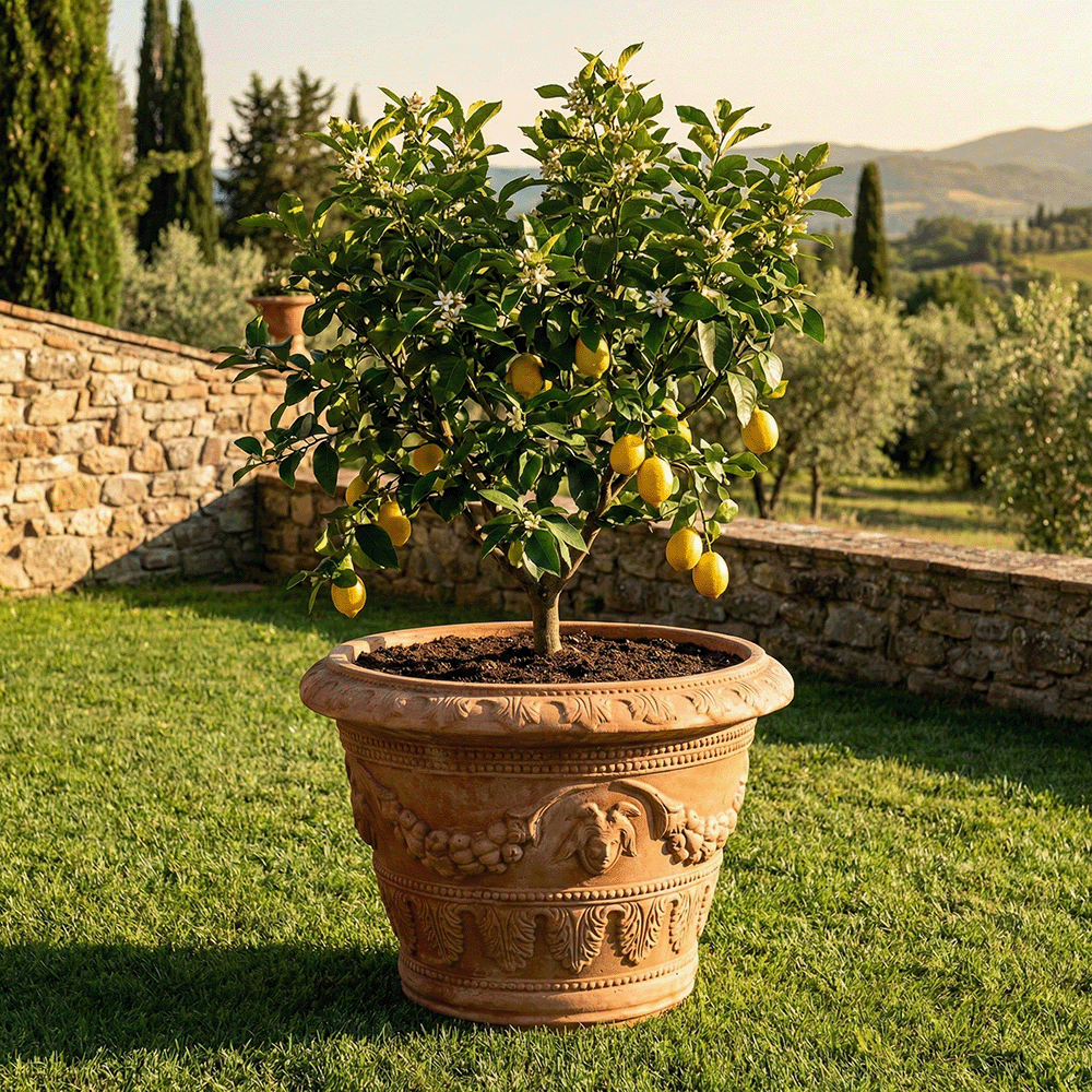 Vaso Rinascimentale Fiorentino produttori vasi in terracotta toscana fatti a mano vasi di terracotta grandi vaso terracotte vasi artigianali made in italy grande vaso di terracotta artigianale fornace terracotta fabbrica di vasi da esterno fabbrica di terrecotte